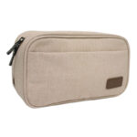 Cartuchera Teros TE-ACS9015BG - Cartuchera / Estuche / Organizador / Portacables TEROS TE-ACS9015BG, Beige