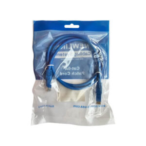 Patch cord Cat6A 3 pies azul Newlink, código NUEVO-17703BL vista 2