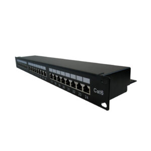 Patch panel Cat6A 24 puertos Newlink, código NUEVO-2666624