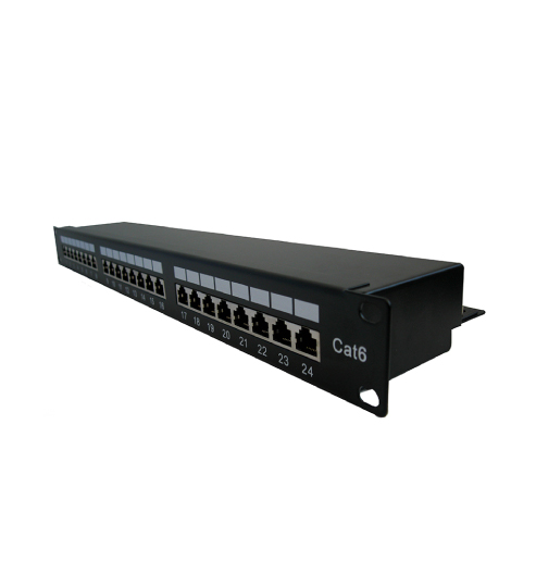 Patch panel Cat6A 24 puertos Newlink, código NUEVO-2666624