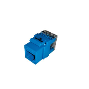 Keystone jack Cat6A 110 type azul Newlink, código NUEVO-3667706