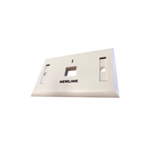 Wall plate 1 puerto Newlink, código NUEVO-4000001