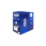 Cable UTP CAT5E 0.45 mm interior CM 4 pares gris, 305 m Newlink, código NUEVO-9805641-T