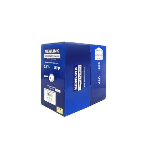 Cable UTP Newlink NUEVO-9805641-T - Cable UTP CAT5E 0.45 mm interior CM 4 pares gris, 305 m Newlink, código NUEVO-9805641-T