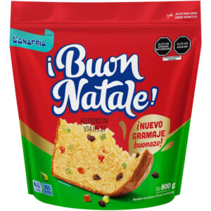 Ofertas y novedades en tecnología 26 Panetón Buon Natale Bolsa 800 g – Caja x 6 unidades