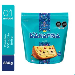 Ofertas y novedades en tecnología 33 Panetón D'Onofrio Bolsa 880 g – Caja x 6 unidades
