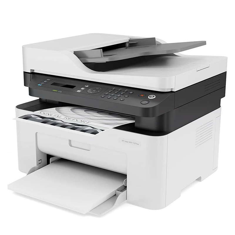 Impresora HP Láser MFP137FNW multifuncional monocromática, imprime/escanea/copia/Wi-Fi/USB 4ZB84A#AKV