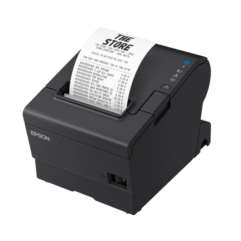 Impresora Térmica Epson TM-T88VII, Interfaz: USB integrado + Ethernet integrado+Serial C31CJ57012