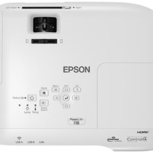 Proyector Epson PowerLite 118 3LCD XGA con Dual HDMI V11HA03020 6 Proyector Epson PowerLite 118 3LCD XGA con Dual HDMI V11HA03020