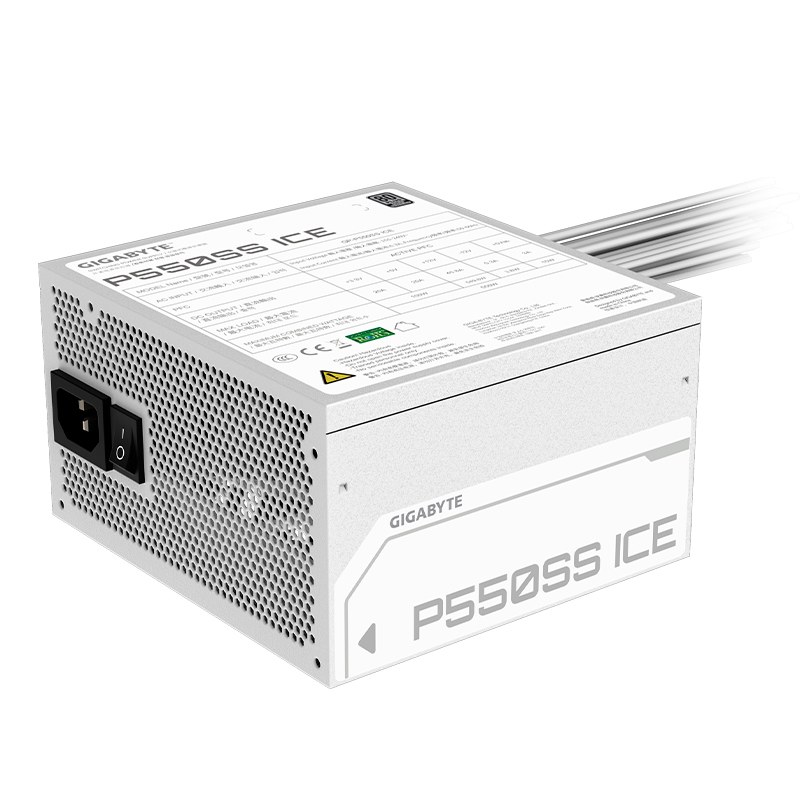 Fuente de alimentación Gigabyte P550SS ICE , 550W, 80 PLUS Silver, Formato ATX GP-P550SS ICE
