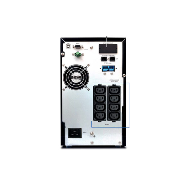 UPS CDP UPO11-2i(AX), On-Line, 2000VA, 2000W, 220VAC, 8 salidas IEC-C13/14 UPO11-2AXI vista 2