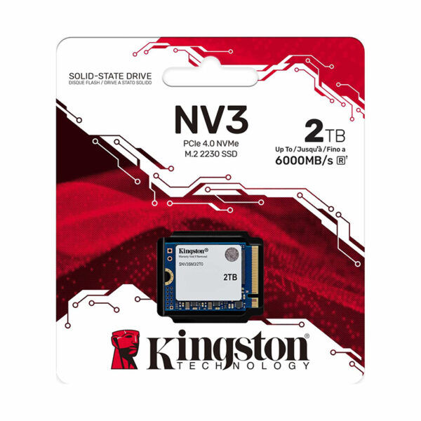 SSD Kingston NV3 PCIe 4.0 NVMe de 2 TB SNV3SM3/2T0 1 SSD Kingston NV3 PCIe 4.0 NVMe de 2 TB SNV3SM3/2T0 vista 2