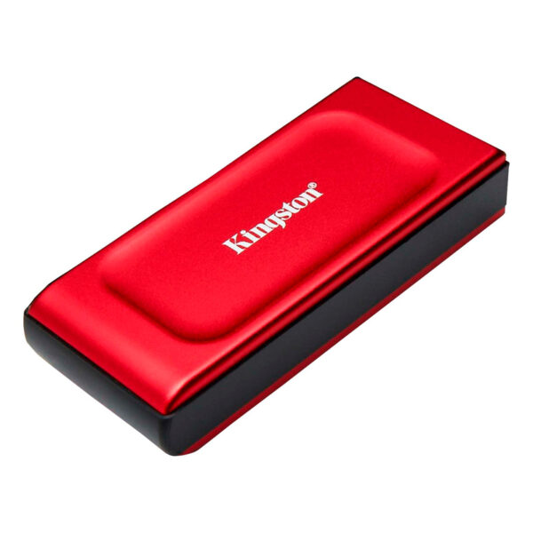 Unidad en estado sólido externa Kingston XS1000, 1TB, USB 3.2 Gen 2 Tipo-C, Color Rojo SXS1000R/1000G 1 Unidad en estado sólido externa Kingston XS1000, 1TB, USB 3.2 Gen 2 Tipo-C, Color Rojo SXS1000R/1000G vista 2