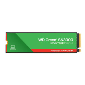 Unidad en estado solido WD Green SN3000 NVMe 500GB M.2 2280, PCIe Gen 4.0 x4, NVMe WDS500G4G0E