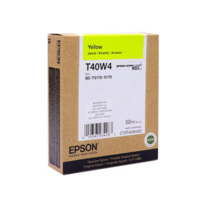 Cartucho de tinta Epson T40W420, UltraChrome XD2, contenido 50ml, color amarillo