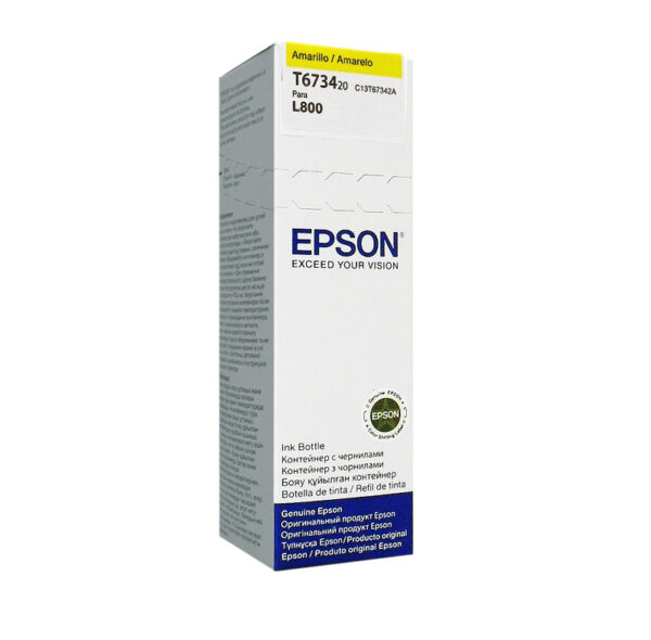 Suministro Tinta Epson L800 Amarilla T673420-AL Suministro Tinta Epson L800 - Suministro Tinta Epson L800 Amarilla T673420-AL