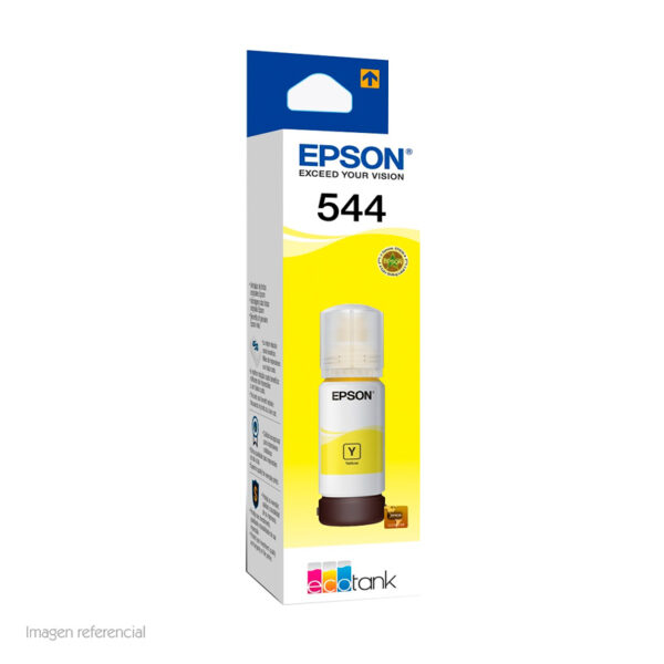 Botella de tinta Epson T544420-AL - Botella de tinta EPSON T544420-AL, color Amarillo, contenido 65ml