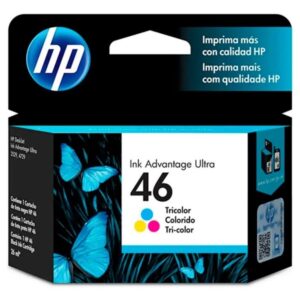 Cartucho de tinta HP Tricolor CZ638AL - Cartucho de tinta HP 46 Tricolor original CZ638AL, 750 páginas