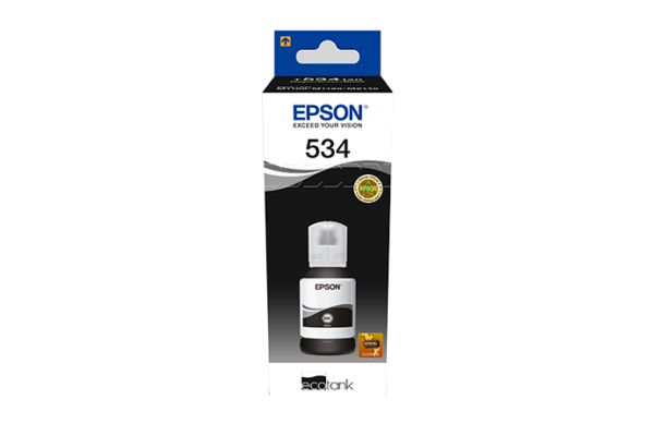 Botella de Tinta Negra Epson 534 de 120 ml T534120-AL Botella de Tinta Negra Epson 534 de 120 ml T534120-AL