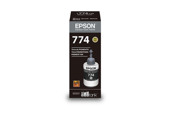 Botella de Tinta Negra Epson 774 de 140 ml T774120-AL Botella de Tinta Negra Epson 774 de 140 ml T774120-AL