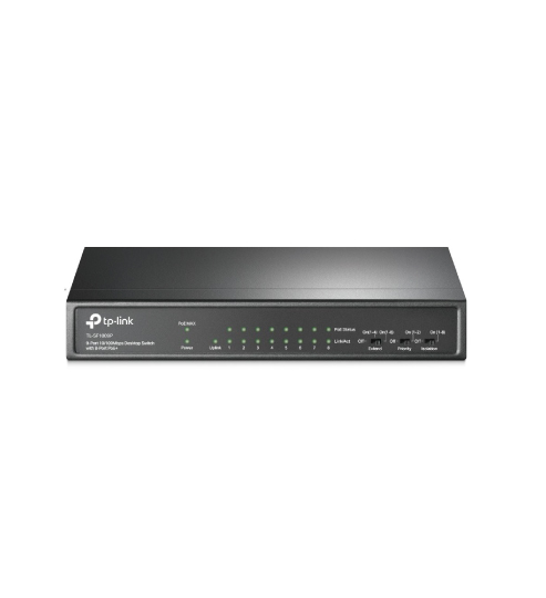 TP-Link TL-SF1009P Switch 9 puertos 10/100 Mbps 8 puertos PoE +