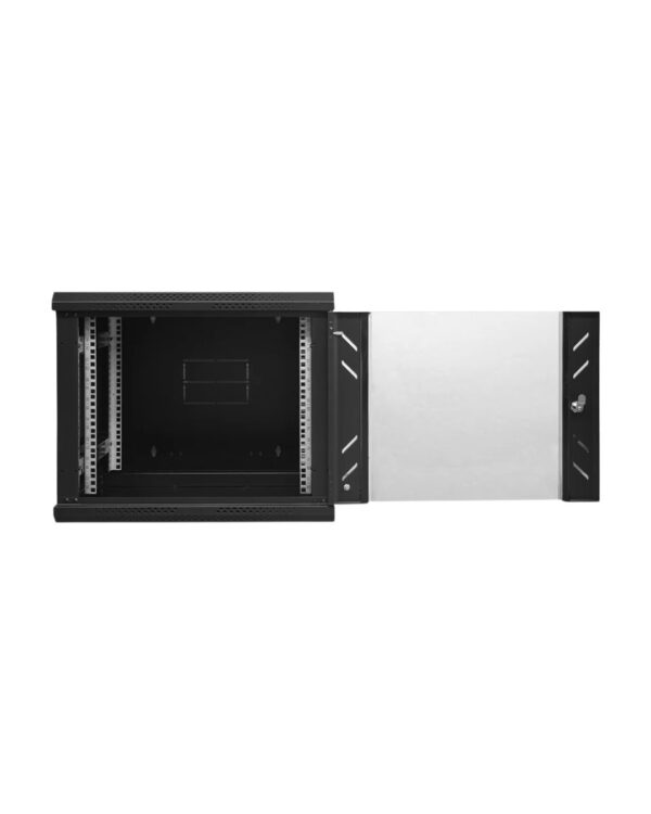 Xtring WMG6609 Gabinete metálico de pared abatible 9U 600 x (500+100) mm vista 2