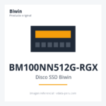 Unidad en estado Biwin M100 BM100NN512G-RGX - Unidad en estado solido Biwin M100, 512GB, SATA 6Gb/s, 2.5", BM100NN512G-RGX