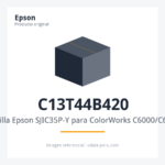 Cartucho de Tinta Amarilla Epson SJIC35P-Y para ColorWorks C6000/C6500 C13T44B420