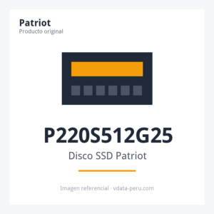 Disco SSD Patriot P220 512 GB 2.5" SATA III P220S512G25
