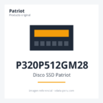 Disco SSD Patriot P320 P320P512GM28 - Disco SSD Patriot P320 512 GB M.2 2280 PCIe Gen3 x4 NVMe P320P512GM28