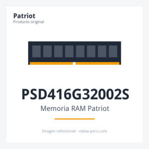 Memoria RAM Patriot Signature 16GB DDR4 3200MHz SODIMM para laptop PSD416G32002S