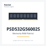 Memoria RAM Patriot Signature 32GB - Memoria RAM Patriot Signature 32GB DDR5 5600MHz SODIMM para laptop PSD532G56002S