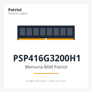 Memoria RAM Patriot Signature Premium 16GB DDR4 3200MHz UDIMM con disipador PSP416G3200H1
