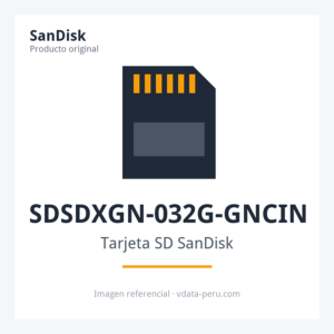 Tarjeta SDHC SanDisk Extreme GO 32GB UHS-I hasta 100 MB/s SDSDXGN-032G-GNCIN