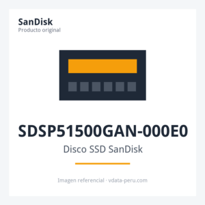 Disco SSD SanDisk Optimus 5100 500GB NVMe SDSP51500GAN-000E0