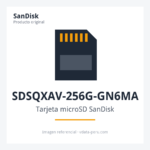 Tarjeta microSDXC SanDisk Extreme 256GB - Tarjeta microSDXC SanDisk Extreme 256GB UHS-I U3 V30 A2 hasta 190 MB/s con adaptador SDSQXAV-256G-GN6MA