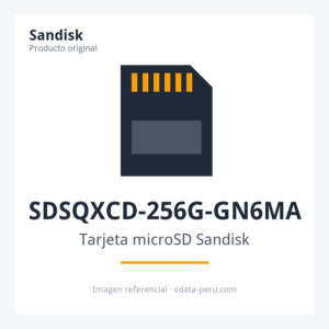 Tarjeta microSDXC SanDisk Extreme PRO 256GB UHS-I U3 V30 A2 hasta 200 MB/s con adaptador SDSQXCD-256G-GN6MA