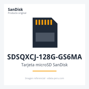 Tarjeta microSDXC SanDisk Extreme PRO 128GB hasta 250 MB/s SDSQXCJ-128G-GS6MA