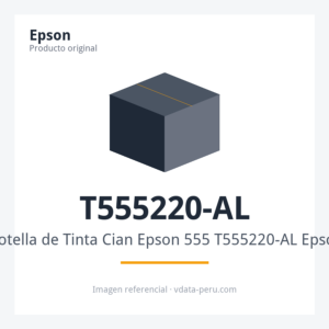 Botella de Tinta Cian Epson 555 T555220-AL