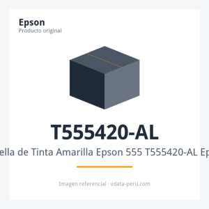 Botella de Tinta Amarilla Epson 555 T555420-AL