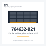 Kit de bahías y backplane HPE DL360 Gen9 SFF Dvd-rw/usb Universal Media Bay Kit 764632-B21