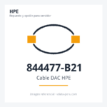 Cable DAC HPE 25GB SFP28 to SFP28 3M Direct Attach Copper Cable 844477-B21