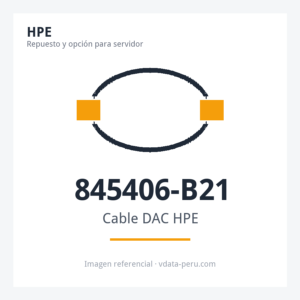 Cable DAC HPE 100GB QSFP28 to QSFP28 3M Direct Attach Copper Cable 845406-B21
