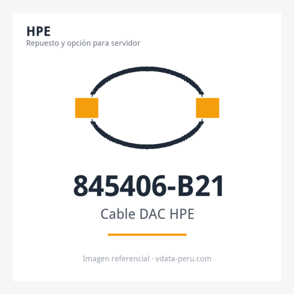 Cable DAC HPE 100GB QSFP28 to QSFP28 3M Direct Attach Copper Cable 845406-B21
