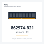 Memoria HPE 8GB (1x8GB) Single Rank X8 DDR4-2400 CAS-17-17-17 Unbuffered Standard Memory Kit 862974-B21