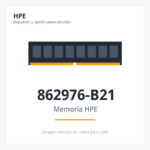 Memoria HPE 16GB (1x16GB) Dual Rank X8 DDR4-2400 Cas-17-17-17 Unbuffered Standard Memory Kit 862976-B21