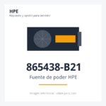 Fuente de poder HPE 800W Flex Slot Titanium Hot Plug Low Halogen 865438-B21