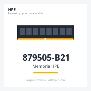 Memoria HPE 8GB (1x8GB) Single Rank X8 DDR4-2666 Cas-19-19-19 Unbuffered Standard Memory Kit 879505-B21