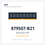 Memoria HPE 16GB (1x16GB) Dual Rank X8 DDR4-2666 Cas-19-19-19 Unbuffered Standard Memory Kit 879507-B21