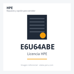 Licencia HPE iLO Advanced Including 3YR Technical Support and Updates Electronic License E6U64ABE